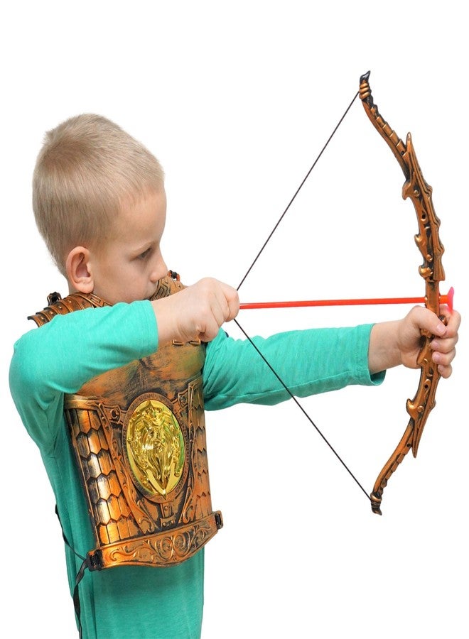 Sensory4u مجموعة ألعاب المحارب غلادياتور SENSORY4U - مجموعة من 7 قطع من السيوف والدروع والقوس والسهم للعب التخيلي للأطفال - Image 4