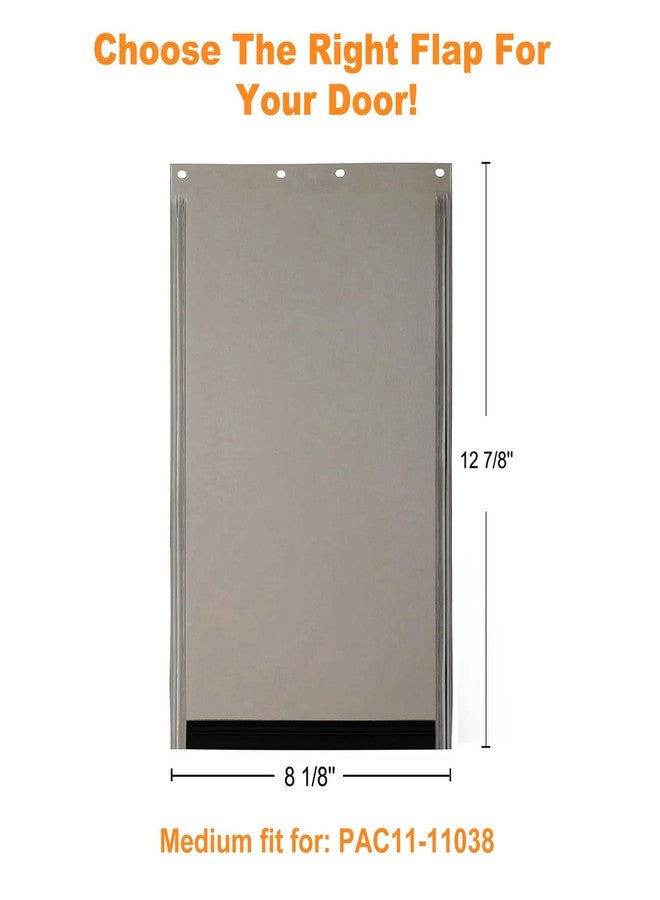 غطاء بديل لباب الكلاب PAC11-11038 - غطاء بديل لباب الكلاب مع براغي، يناسب PetSafe، مقاس متوسط 12 7/8 بوصة × 8 1/8 بوصة - Image 2