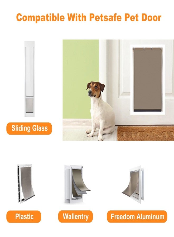 غطاء بديل لباب الكلاب PAC11-11038 - غطاء بديل لباب الكلاب مع براغي، يناسب PetSafe، مقاس متوسط 12 7/8 بوصة × 8 1/8 بوصة - Image 3