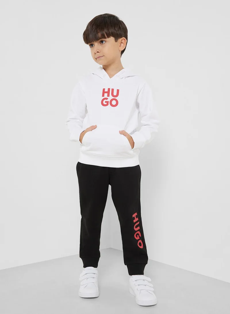 هوجو Kids Logo Hoodie