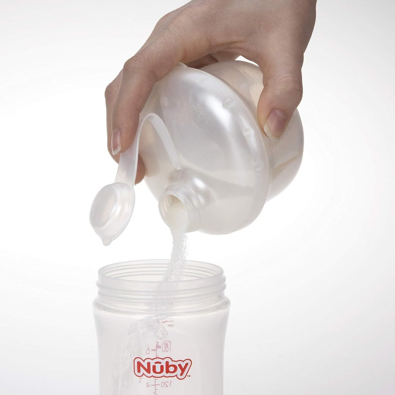 Nuby حافظة مسحوق الحليب من نوبى، الألوان قد تختلف، 3 أقسام - Image 5