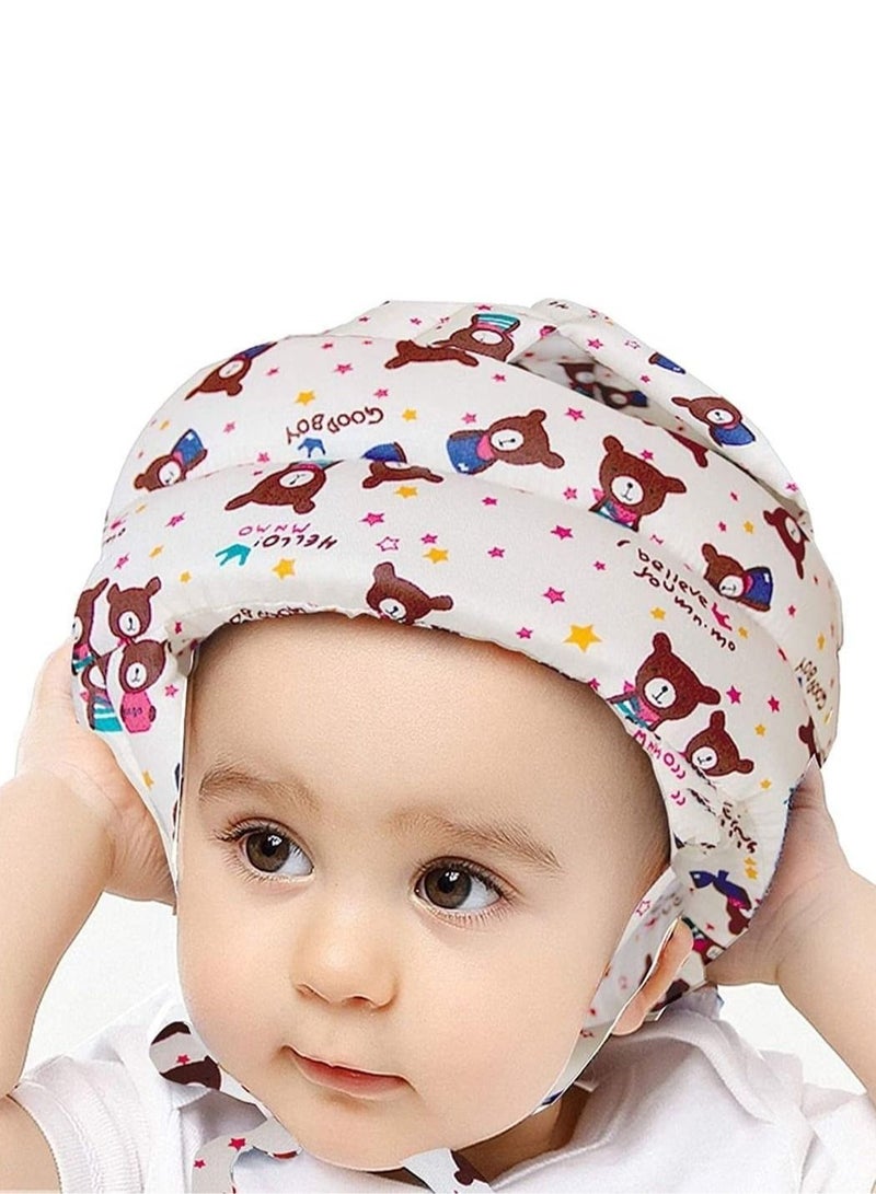 Baby Head Protector Helmet Breathable Safety Head Guard Cushion with Adjustable Straps Protection Cap Harnesses Hat for Infant Toddlers Learn to Walk and Sit  - Image 1