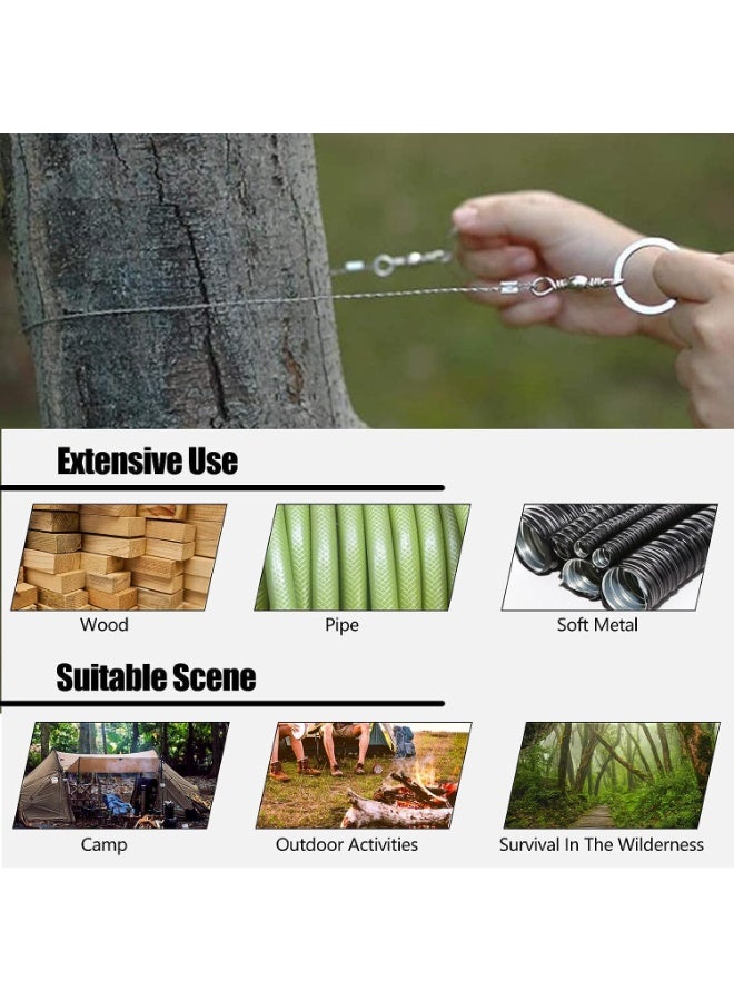 4x Stainless Steel Wire Saw – Emergency Survival Hand Cable Saw for Wood, Pipe, Camping & Hiking - Image 3