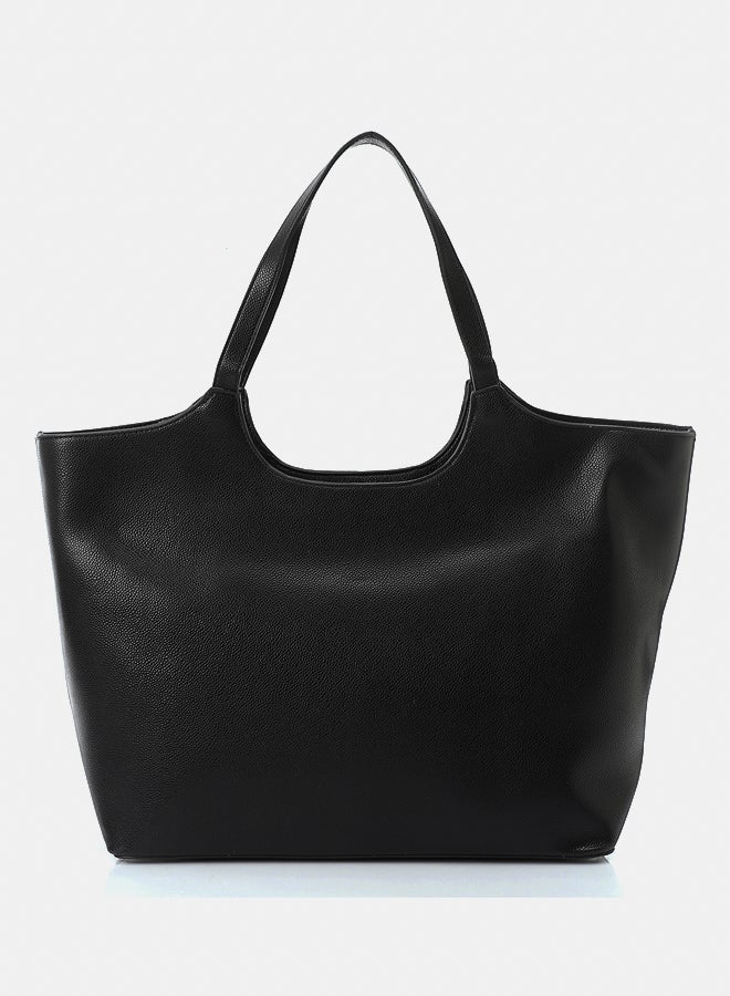DejaVu Self Pattenerned Leather Shoulder Bag - Image 3