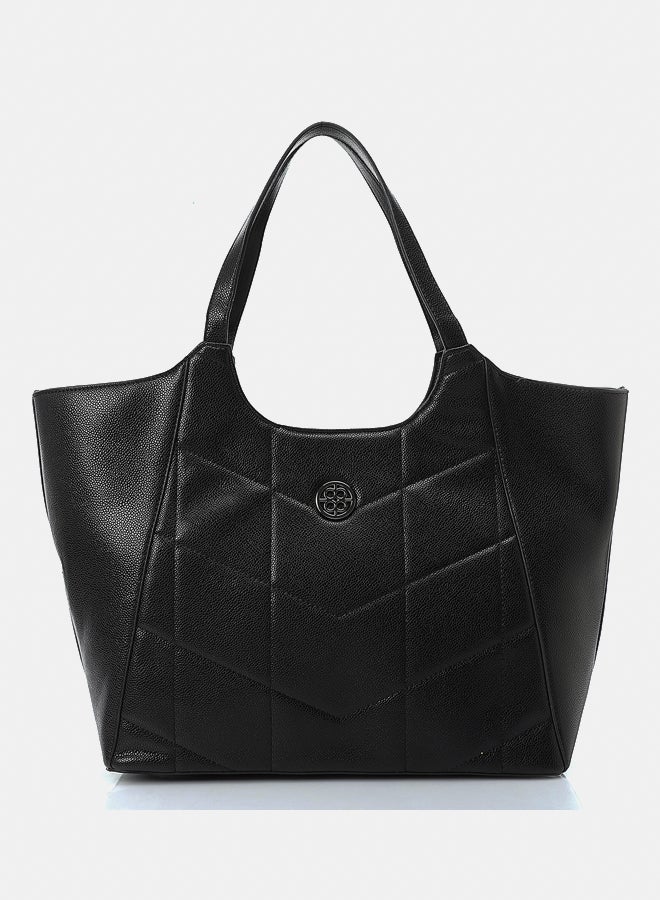 DejaVu Self Pattenerned Leather Shoulder Bag - Image 1