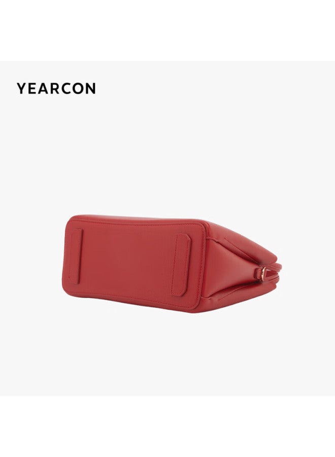 YEARCON Yierkang Birthday Gift Large Capacity Tote Bag Soft Surface Mom Bag Wedding Bag Ladies Handbag S2w28094-956 Wine Red - Image 4
