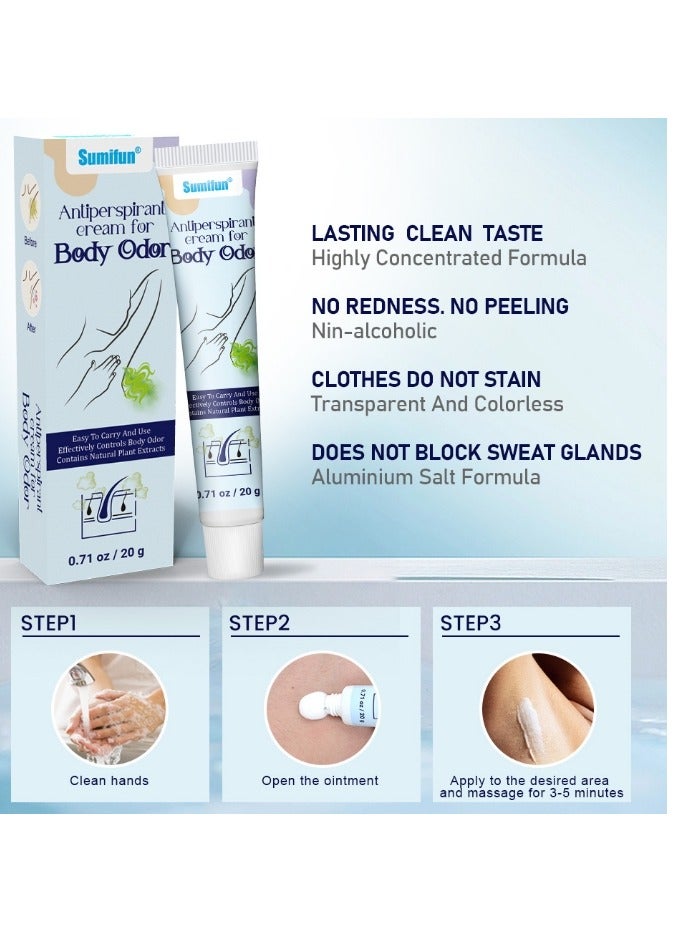 سوميفون كريم مضاد للتعرق - حماية ضد رائحة الجسم والتعرق 20 جرام - Image 3