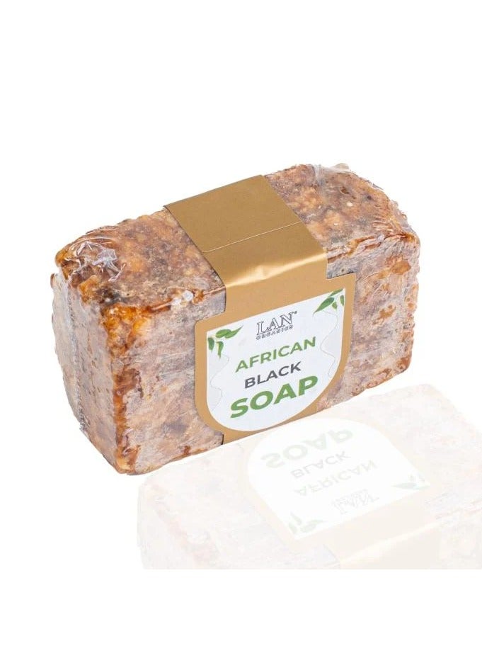 لان اورجنيك صابون افريقي اسود طبيعي 120جرام - Image 1