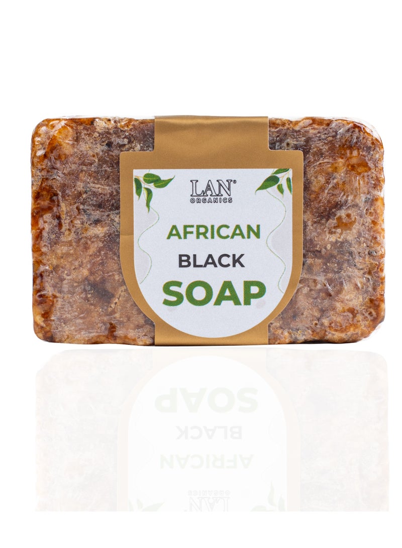 لان اورجنيك صابون افريقي اسود طبيعي 120جرام - Image 2