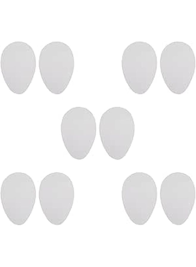 Anti Slip Shoe Sole Stickers 5 Pairs Wear Resistant Heel Pads For Women And Men - Image 1