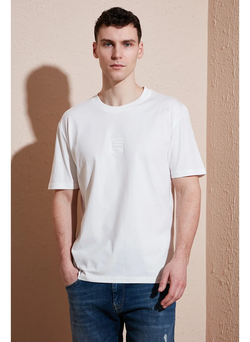 Buratti Cotton Regular Fit Crew Neck T Shirt Men's T Shirt 5902948