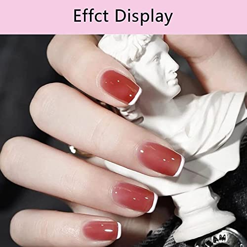 Buransh Nail Art Tool Stamps Kit Transparent Silicone Visible Body Jelly with Acrylic Scrapers French Replaceable Stamper Heads Stamping Polish Manicure Best Product for Girl Female Bridal Gift - Image 4