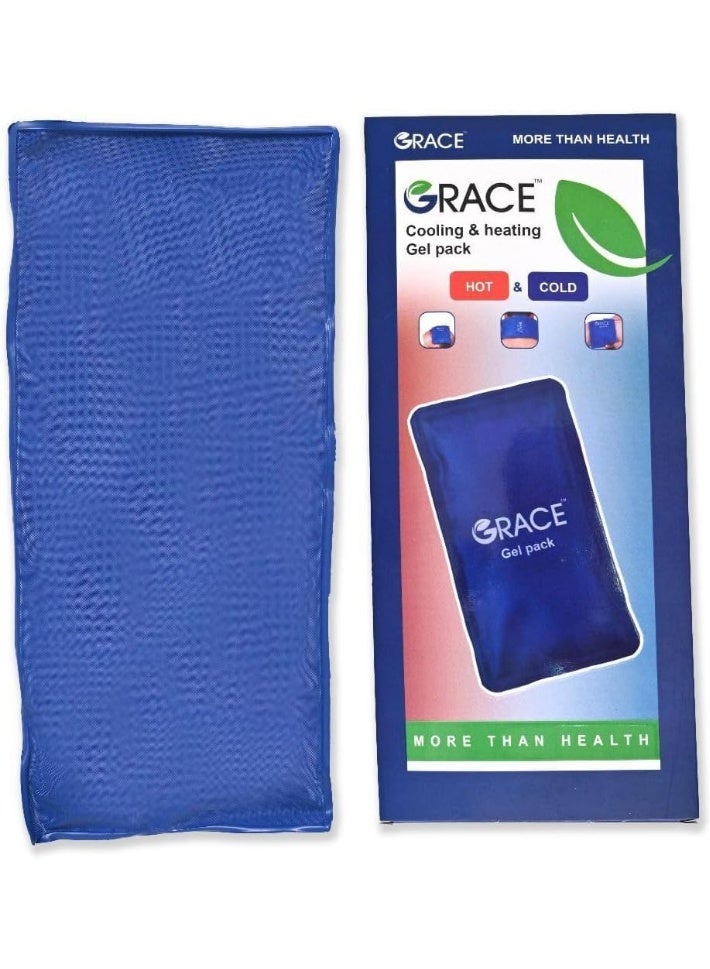 Grace Cooling and Heating Gel Pack Reusable Hot & Cold Therapy Pack for Pain Relief, Muscle Aches, Injuries, and Swelling Flexible & Durable Gel Compress - Image 2