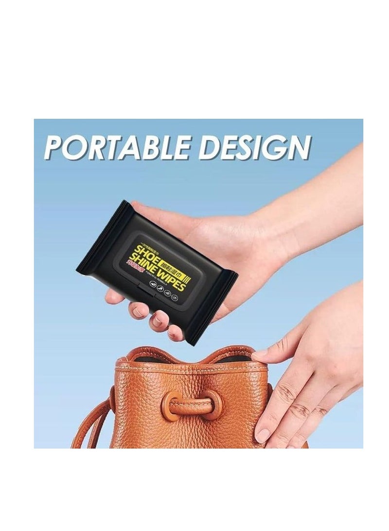 مناديل مبللة لتنظيف الاحذية عبوة واحدة - ٨٠ منديل ، وايبس لتنظيف الاحذية الرياضية، منظف لازالة الاوساخ - Image 1