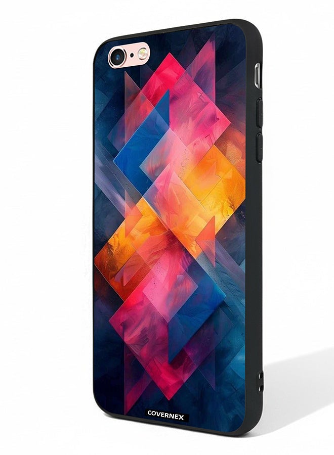 Covernex Apple iPhone 6s Protective Case Cover Printed Featuring Prism Fusion Geometric Overlay - Image 1