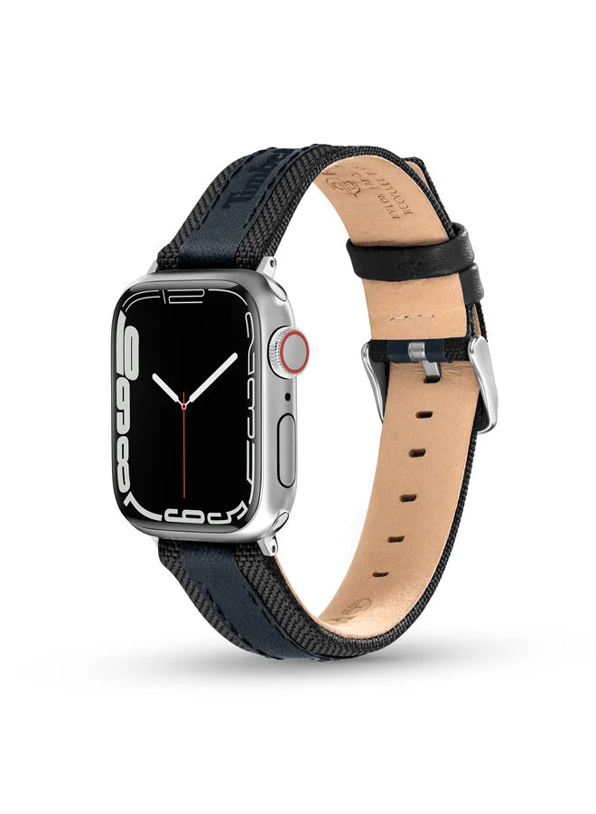 تمبرلاند حزام ساعة تيمبرلاند أرنيت أسود وأزرق ريبوتل للجنسين  مم