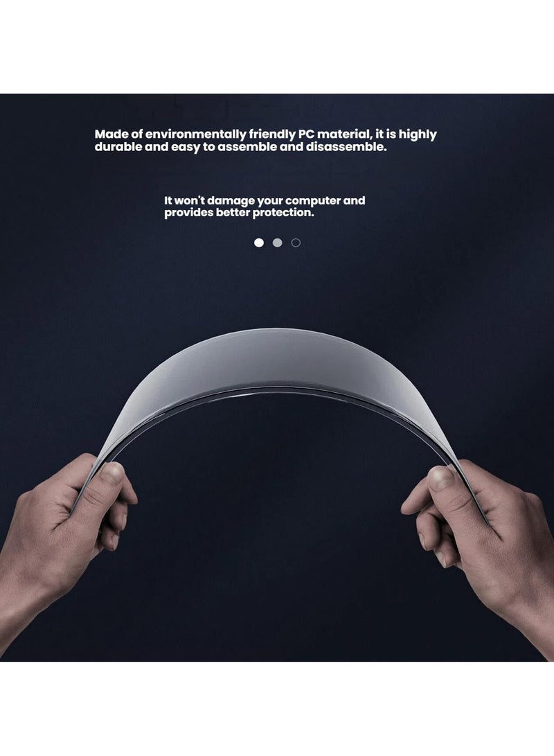 عام حافظة واقية متوافقة مع الكمبيوتر المحمول Honor MagicBook Pro 16 2025 مقاس 16 بوصة - غطاء شفاف غير لامع مع خاصية تبديد الحرارة وحماية من الصدمات - Image 5