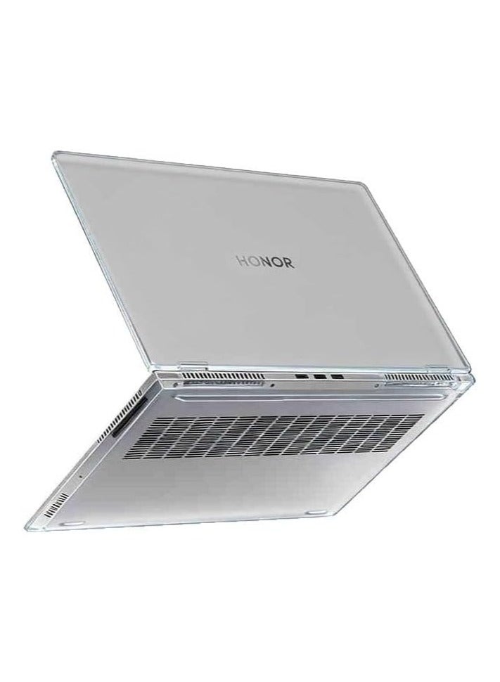 عام حافظة واقية متوافقة مع الكمبيوتر المحمول Honor MagicBook Pro 16 2025 مقاس 16 بوصة - غطاء شفاف غير لامع مع خاصية تبديد الحرارة وحماية من الصدمات - Image 1