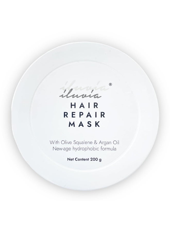 إلوفيا قناع إصلاح الشعر المقاوم للرطوبة والمضاد للتجعد، يعيد للشعر توازن رطوبة الشعر، ويصلح الشعر الجاف والمتقصف والمعالج كيميائياً، 200 جرام - طازج - Image 1