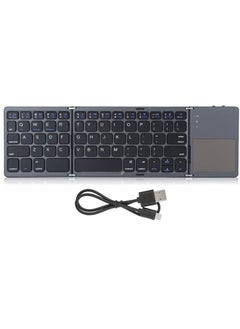 Portable Usb Charging Wireless Foldable Keyboard, 560 Hours Standby Time Foldable Keyboard, Lightweight for Travel, Business Trip Home, Office