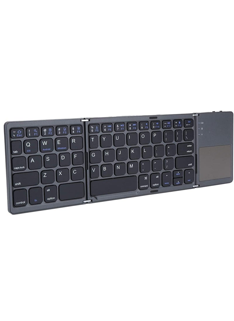 ELTRAZONE - Portable Usb Charging Wireless Foldable Keyboard, 560 Hours Standby Time Foldable Keyboard, Lightweight for Travel, Business Trip Home, Office - Image 1