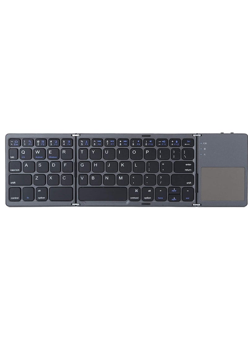 ELTRAZONE - Portable Usb Charging Wireless Foldable Keyboard, 560 Hours Standby Time Foldable Keyboard, Lightweight for Travel, Business Trip Home, Office - Image 1