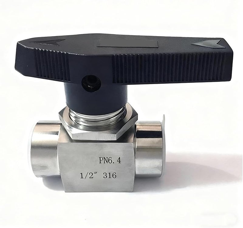 1 Inch Stainless Steel High Pressure Temperature 2 Way Ball Valve Female Thread - Image 1