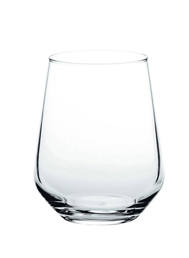 Pasabahce Large Juice and Water Cups Set of 6 - Allegra- (425ml)- Turkey Origin Clear - Image 2