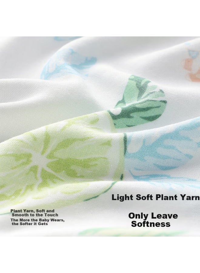 Beptides Baby Summer Thin Bodysuit Baby Back Mesh Breathable Seven-Point Sleeve Air-Conditioning Clothes Pajamas - Image 1