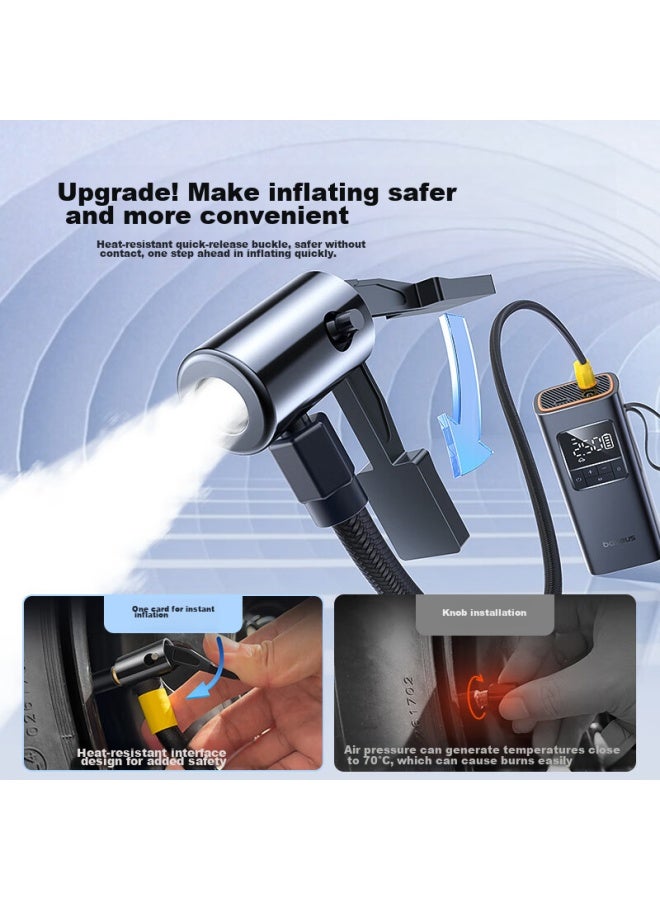 Baseus Car Air Pump, Car Inflator, Bicycle Pump, Electric Wireless, Suitable For Xiaomi Yu7 Air Pump - Image 1