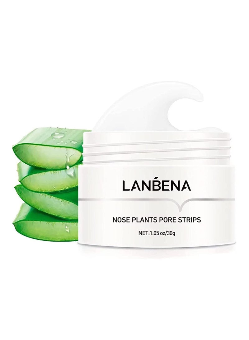 LANBENA Black Mask Charcoal Blackhead Remover Peel Off Face Mask Pore Cleaner Facial Purifying Mask Nose Strips 1.05 oz Rose White