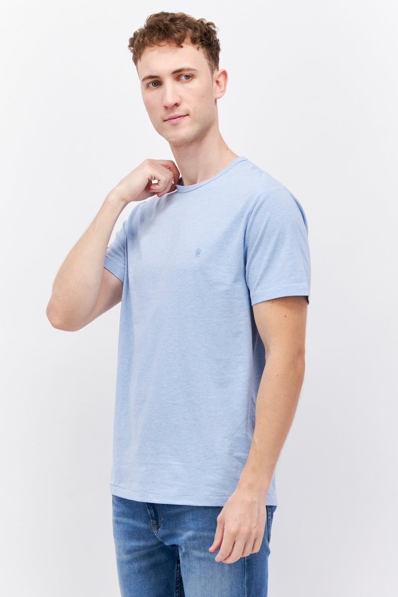 French Connection Men 3 Pack Crew Neck Short Sleeve Brand Logo T Shirt, White  - Image 5