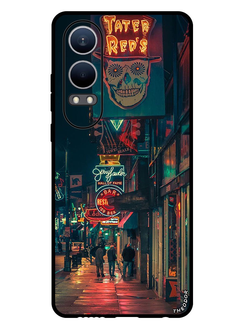 Theodor Protective Case Anti Scratch Shock Proof Bumper Cover For Oppo K12x (China) Night Market - Image 1