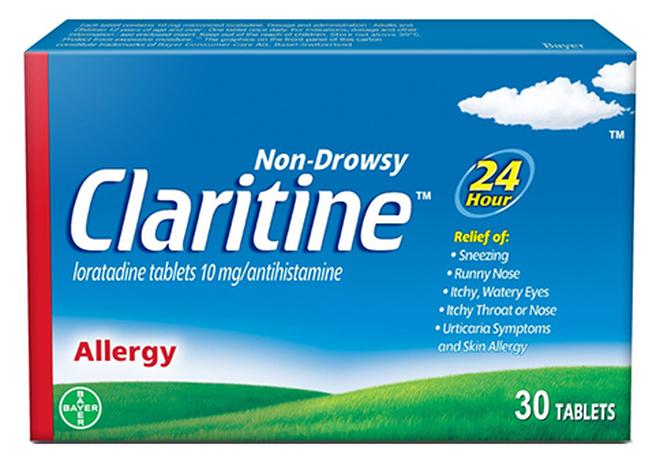 Claritine 10 Mg For Allergy 30 Tablets