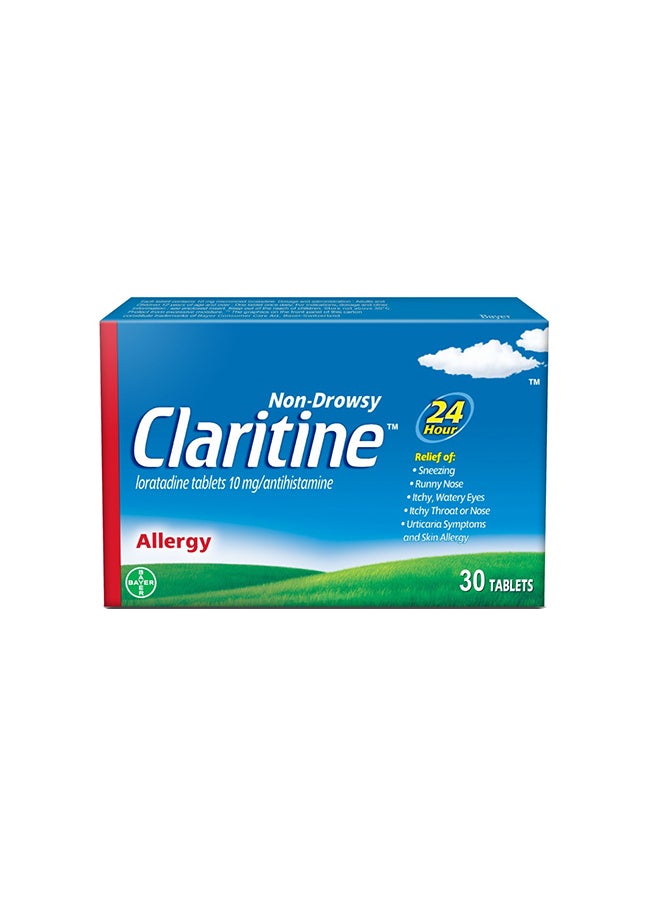 Claritine كلاريتين 10 ملغ للحساسية 30 قرص 