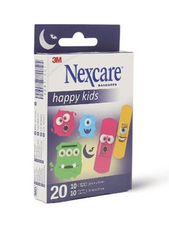 Nexcare مجموعة أشكال متنوعة من Monster من 3M - 20 قطعة  - Image 4