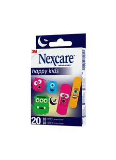Nexcare مجموعة أشكال متنوعة من Monster من 3M - 20 قطعة  - Image 3
