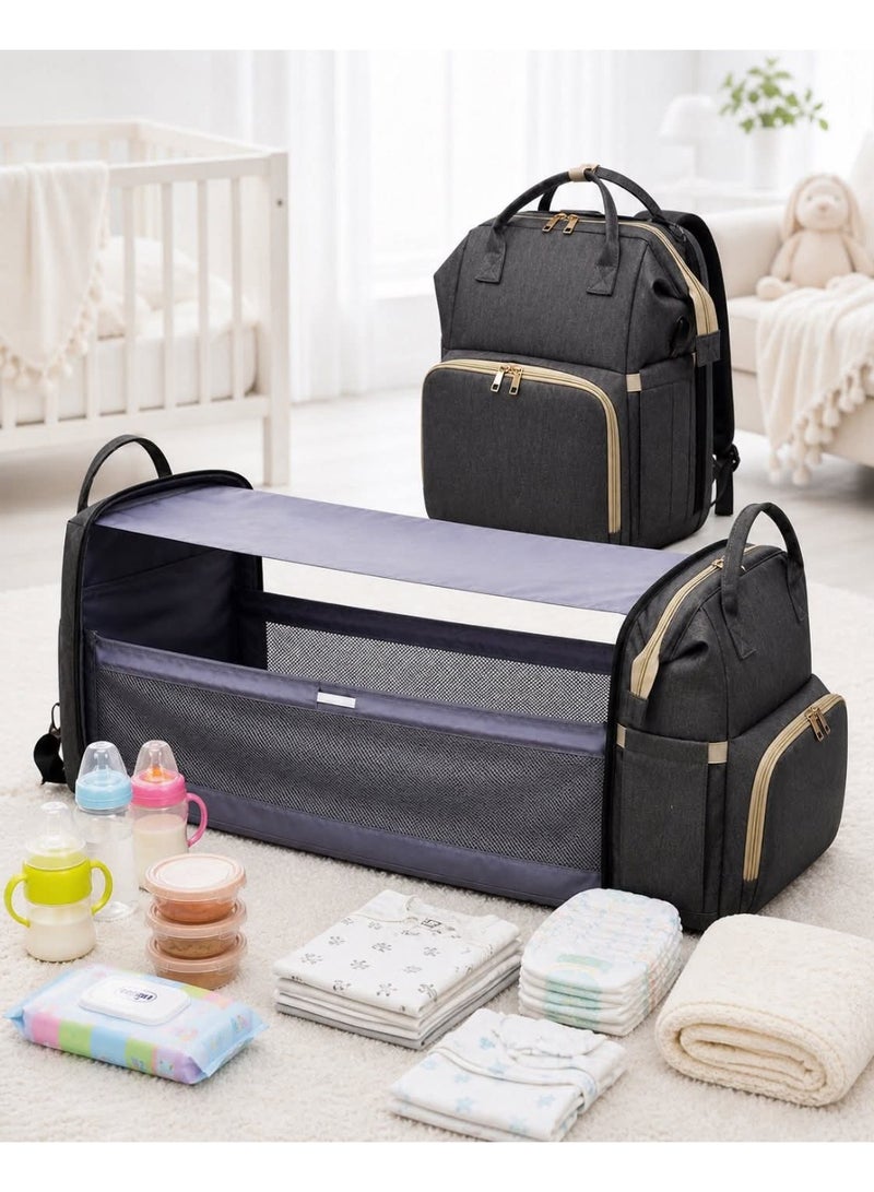 Chicco Multi-Function Baby Diaper Bag with Foldable Baby Bed - Image 1