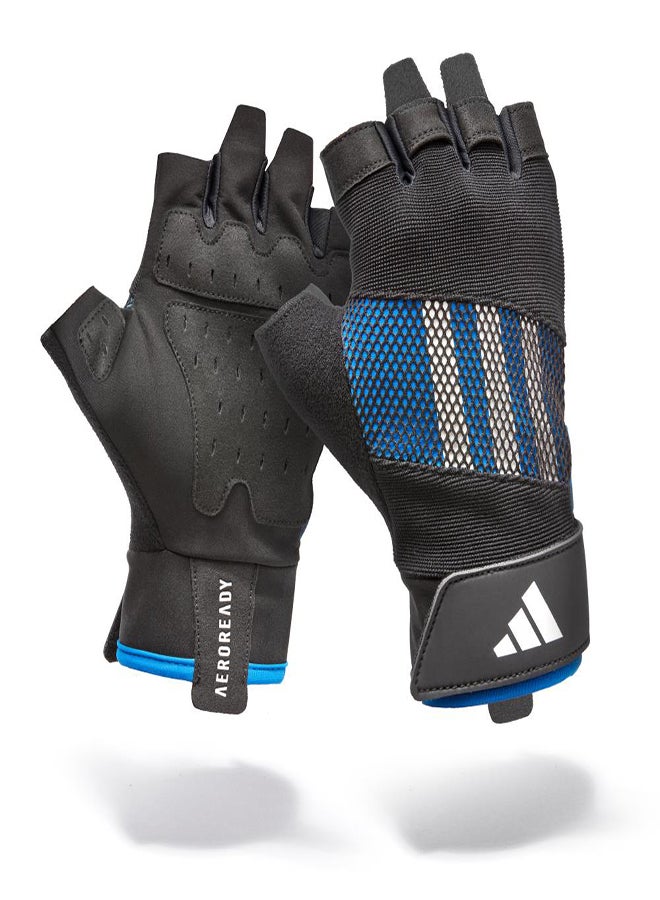 Adidas Performance Training Gloves Blue Size L Comfortable Grip for Strength & Cross Training - Image 4