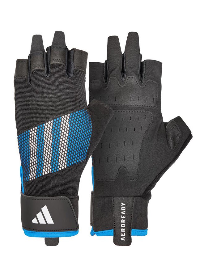 Adidas Performance Training Gloves Blue Size L Comfortable Grip for Strength & Cross Training - Image 3