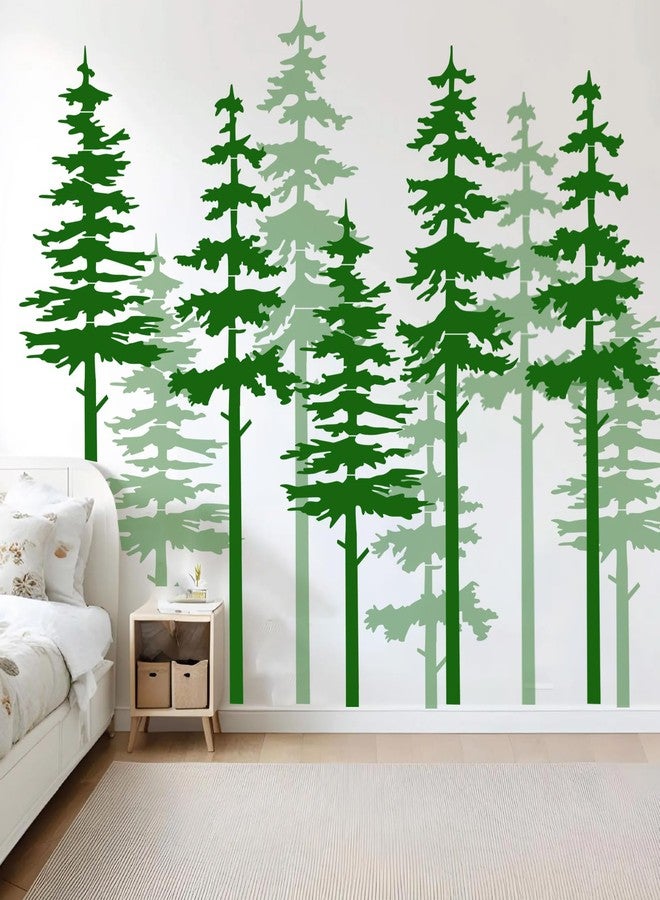 zosylley Large Pine Tree Stencils for Painting on Wood Fence 39” Giant Wall Stencils Skinny Tree Mural Draw Templates for Walls Window Furniture - Image 3