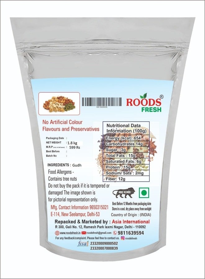 Roods fresh Raw Handmade Chemical Free Jaggery Balls (Gudh) (No Added Sugar, No Color 1.8 KG - Image 3