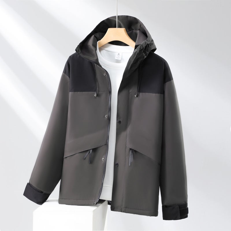 Charge Clothes Work Clothes Printing Logo Three-In-One Fleece-Lined Two-Piece Thin Waterproof Jacket Embroidery - Image 1