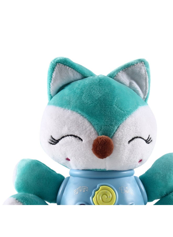 Generic - Children's Plush Doll Sound And Light Singing Elephant Fox Duck Doll Cute Fun Small Animal Early Education Soothing Toy-Color:MF007695 - Image 1