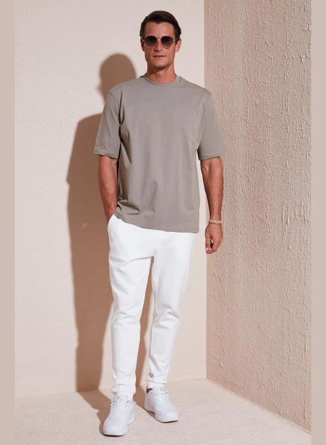 Buratti  Buratti Cotton Oversize Crew Neck Basic T Shirt Men's T SHIRT 5902365 for Men | Best Price UAE