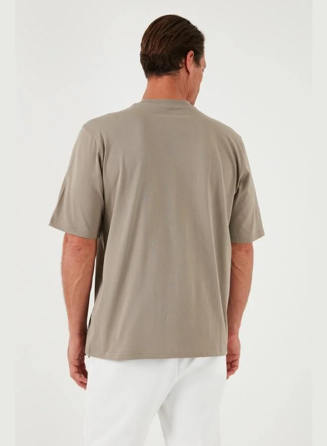 Buratti  Buratti Cotton Oversize Crew Neck Basic T Shirt Men's T SHIRT 5902365 for Men | Best Price UAE