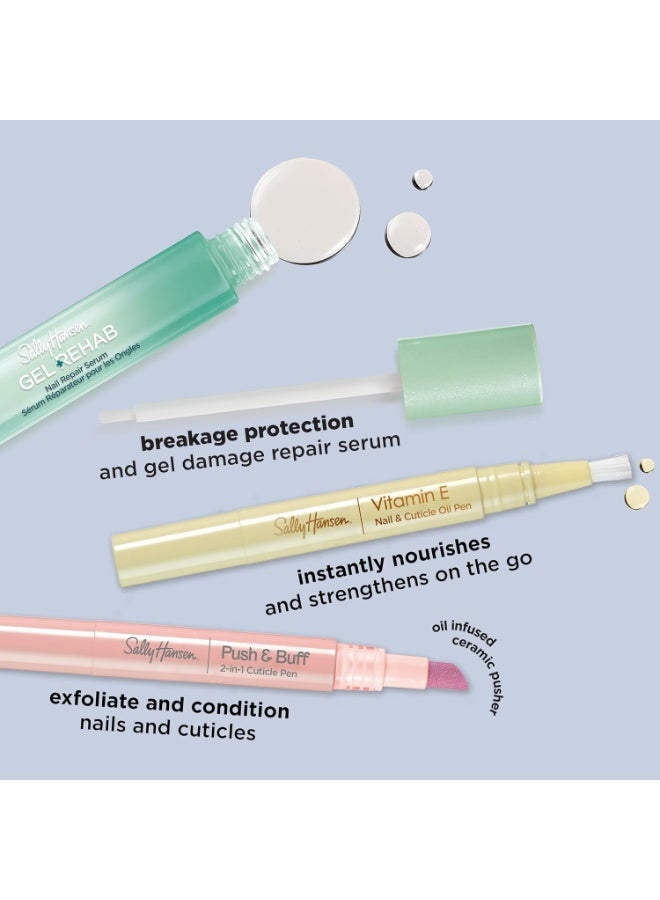 Sally Hansen Push & Buff 2-In-1 Cuticle Remover Pen Manicure Preparation - Image 5