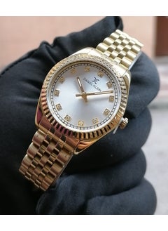 DANIEL KLEIN Gold Steel Strap Women's Wristwatch Waterproof  - Image 2