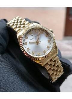 DANIEL KLEIN Gold Steel Strap Women's Wristwatch Waterproof  - Image 1