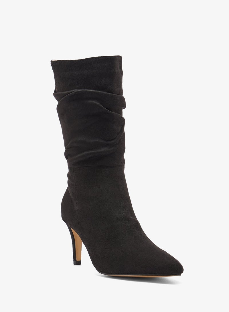 Ginger Pointed Toe Slouched Ankle Boots - Image 4